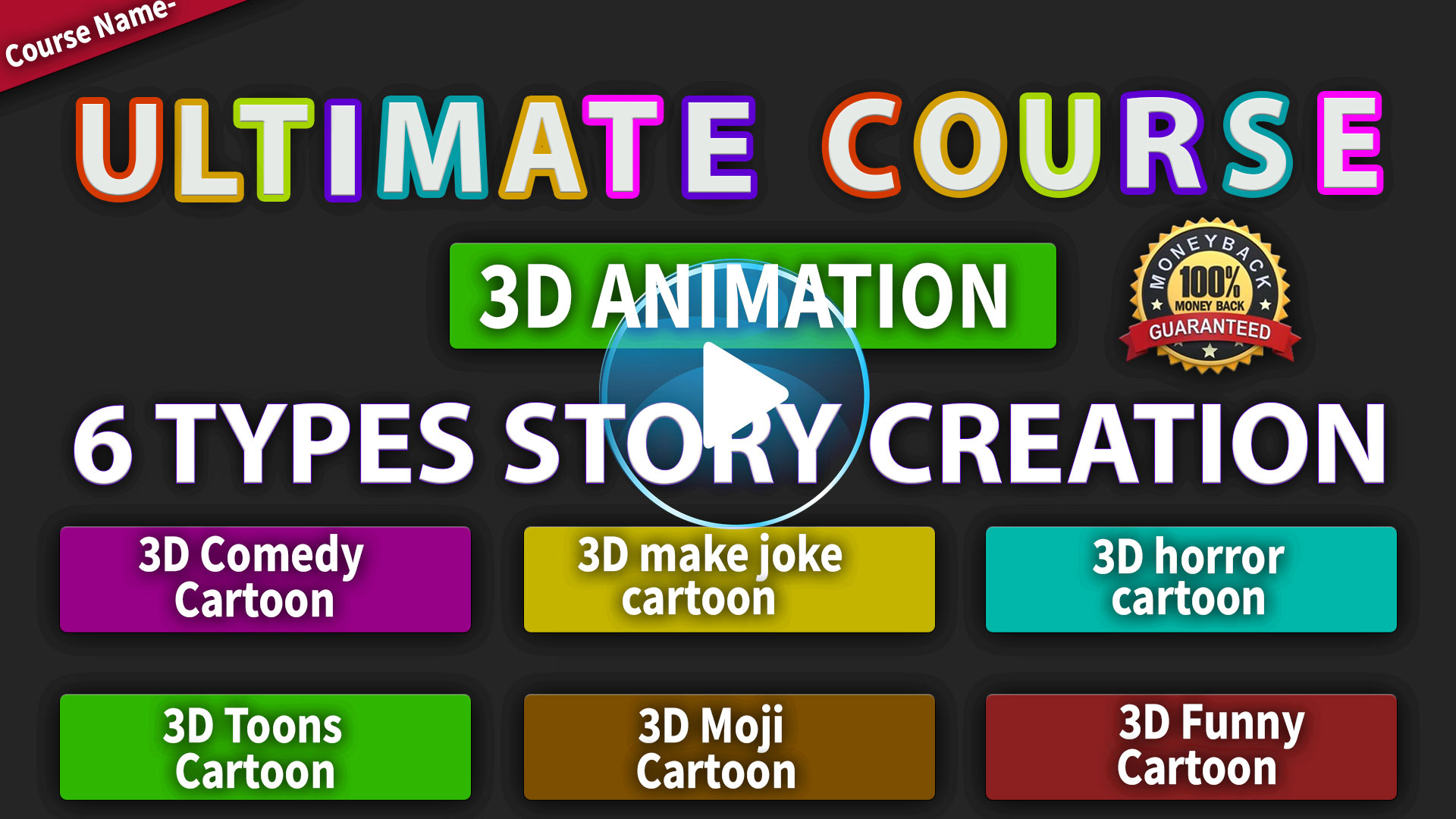 ULTIMATE COURSE – Make Jokes, Horror, Toons, Comedy,Funny cartoon