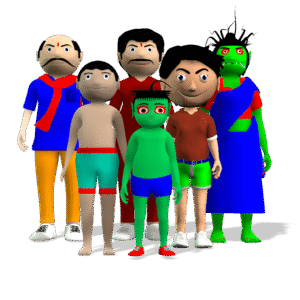 3D Comedy Cartoon Character Bundle