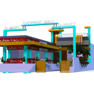 Shopping Mall 3D Model