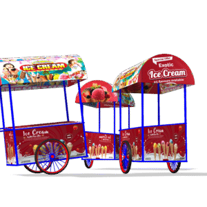 Ice Cream Trolley 3D Model