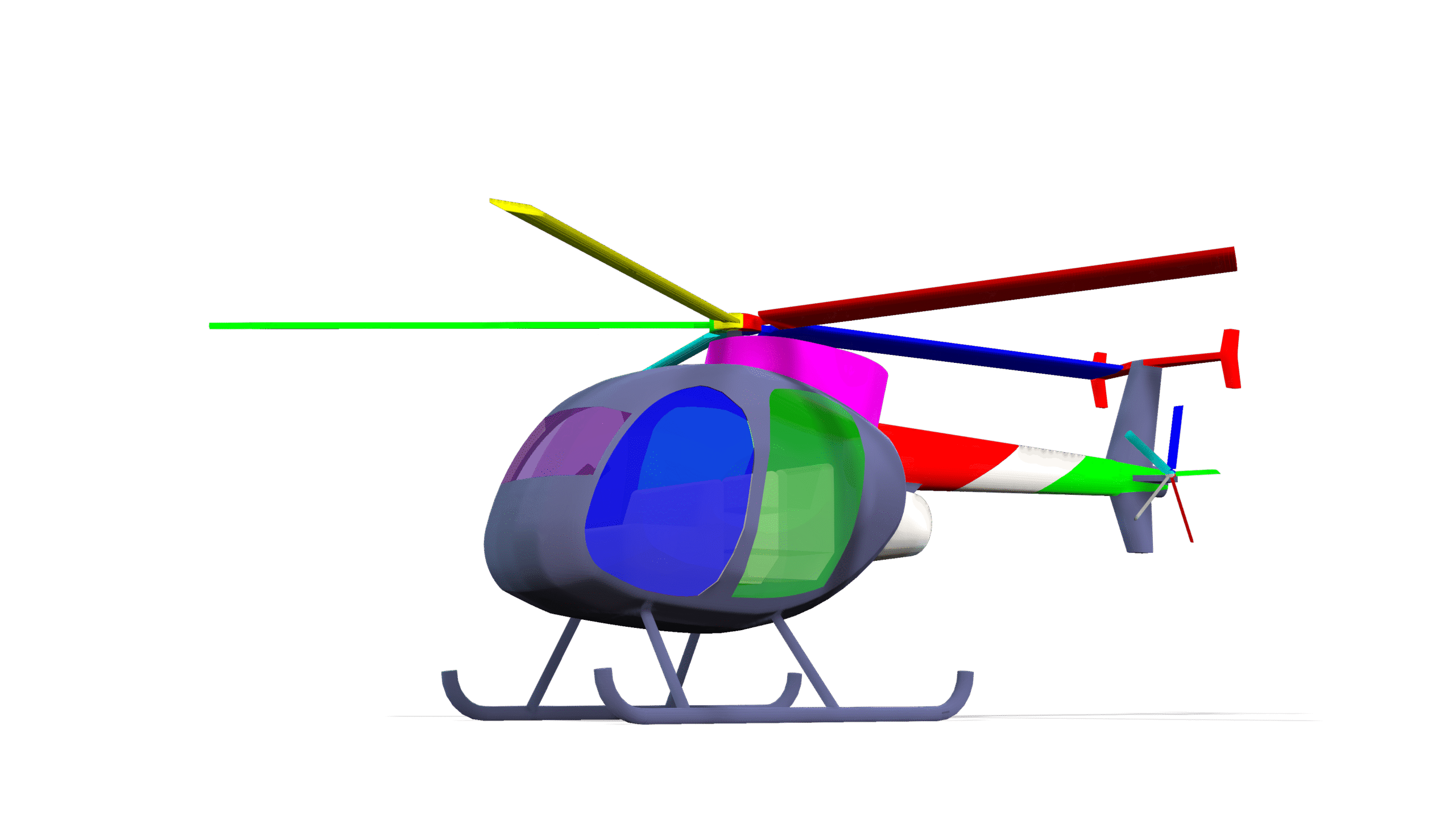 Helicopter 3D Model - Image 5