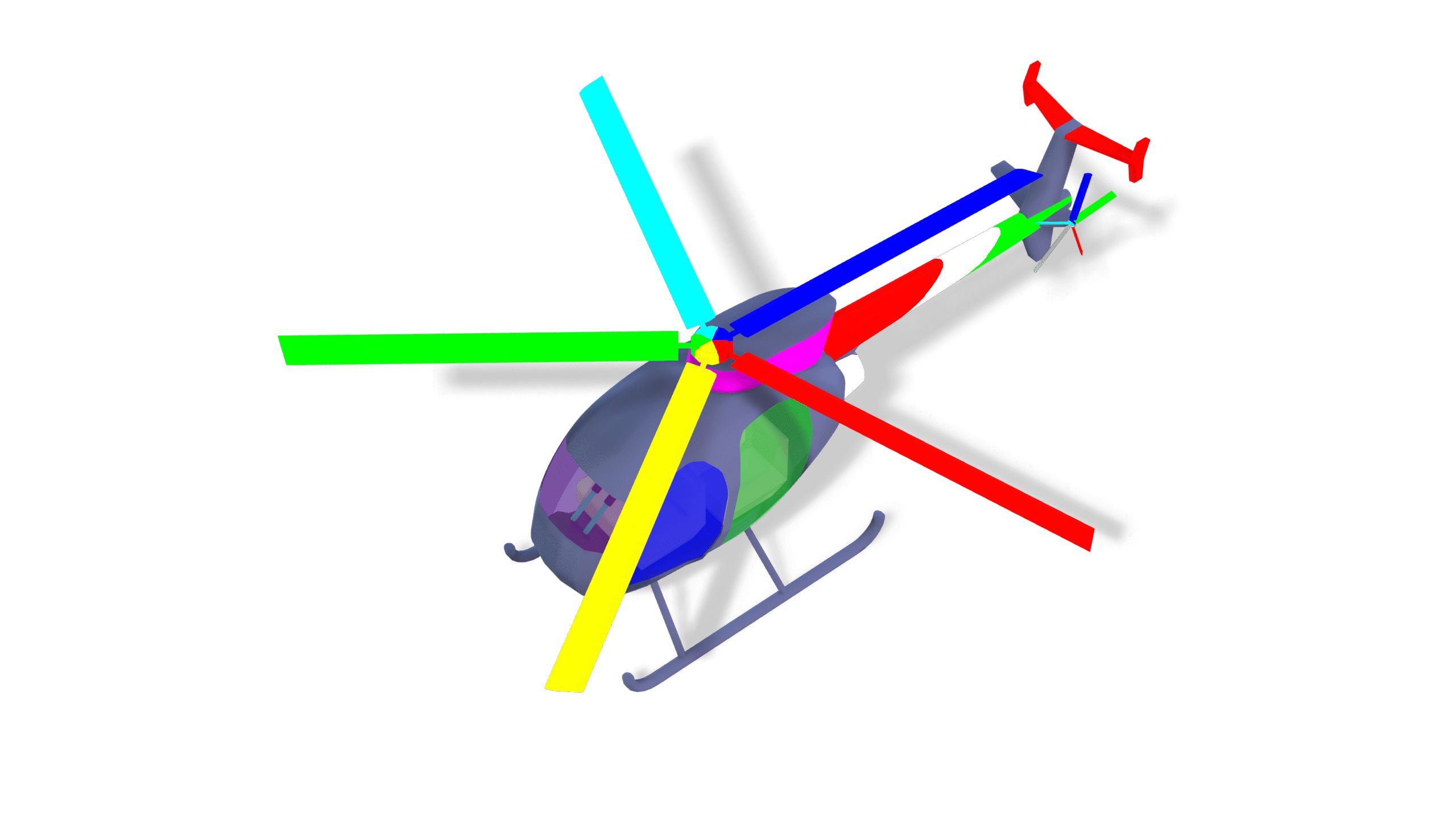 Helicopter 3D Model - Image 4