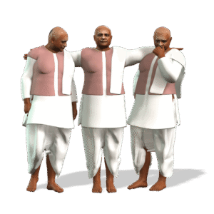 Sardar Vallabhbhai Patel 3D Model – iClone iAvatar,FBX, OBJ, Maya